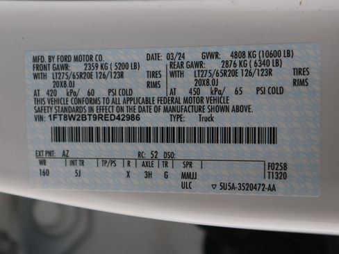 Used 2024 Ford F250 Lariat w/ Chrome Package image 45