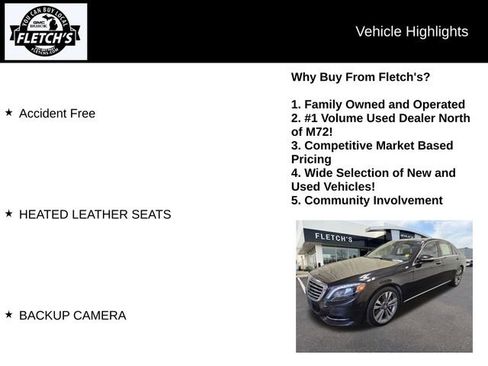 Used 2015 Mercedes-Benz S 550 4MATIC Sedan image 2