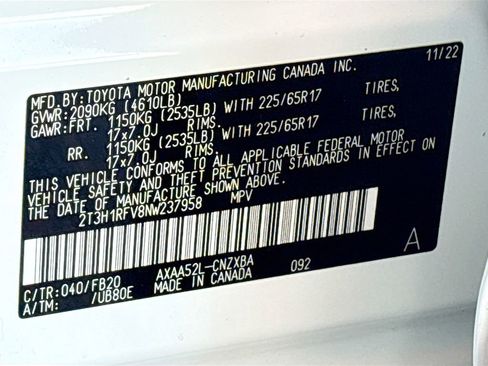Certified 2022 Toyota RAV4 LE FWD image 34