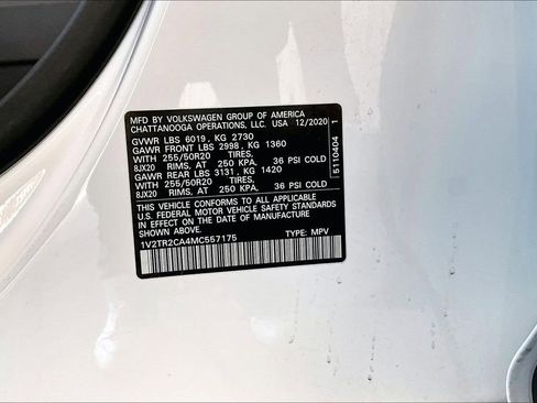 Used 2021 Volkswagen Atlas SEL Premium AWD/4WD image 3