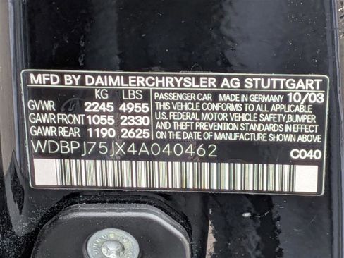 Used 2004 Mercedes-Benz CL 500 image 28