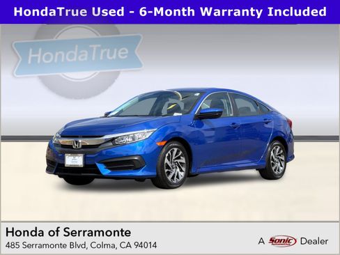 Certified 2018 Honda Civic EX image 1