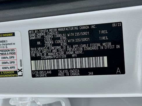 Used 2023 Lexus RX 350 FWD w/ Cold Area Package image 34