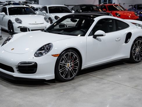 Used 2015 Porsche 911 Turbo w/ Sport Chrono Package AWD/4WD image 2