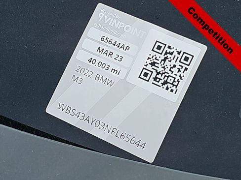 Used 2022 BMW M3 Competition w/ M Carbon Exterior Package AWD/4WD image 25