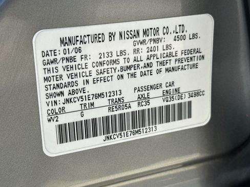Used 2006 INFINITI G35 Sedan RWD image 23