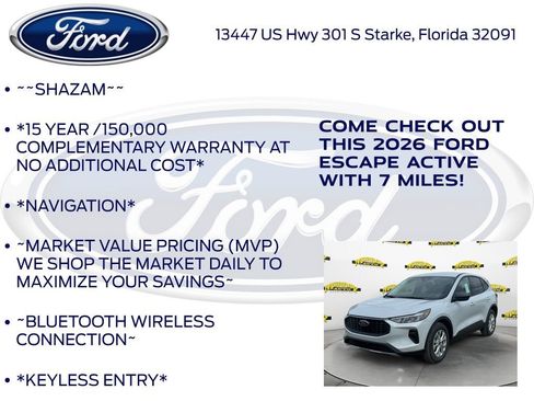 New 2026 Ford Escape Active w/ Tech Pack #1 image 5