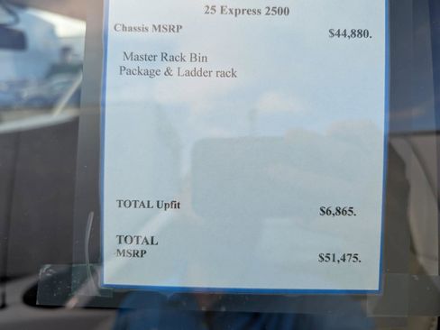 New 2025 Chevrolet Express 2500 w/ Communications Package image 20