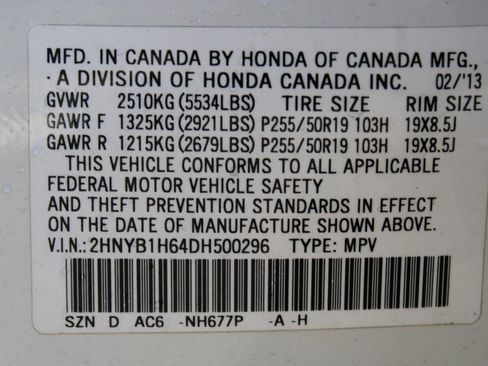 Used 2013 Acura ZDX image 36