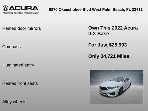 Used 2022 Acura ILX FWD image 12