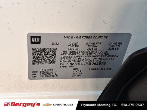 Certified 2023 Chevrolet TrailBlazer LT w/ Convenience Package image 29