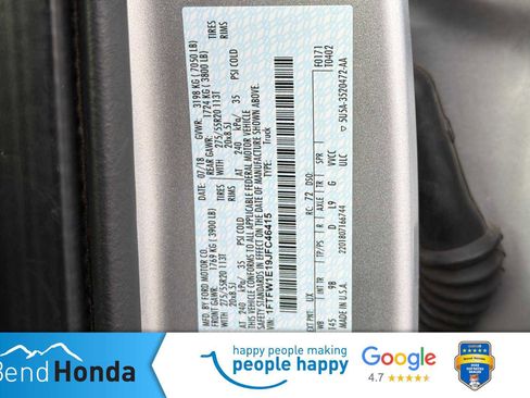 Used 2018 Ford F150 Platinum w/ Equipment Group 701A Luxury image 29