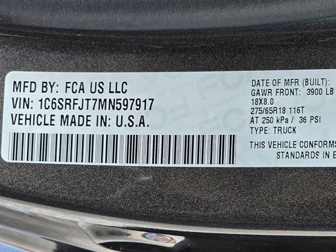 Used 2021 RAM 1500 Laramie image 51