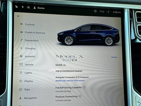 Used 2017 Tesla Model X 100D AWD/4WD image 28