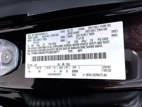 Certified 2023 Ford Escape Active w/ Tech Pack #2 image 34