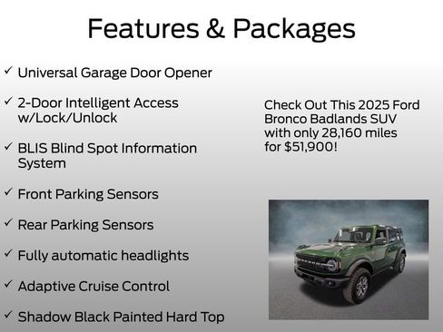 Used 2025 Ford Bronco Badlands AWD/4WD image 8