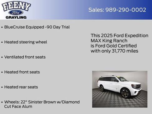 Used 2025 Ford Expedition Max King Ranch AWD/4WD image 13