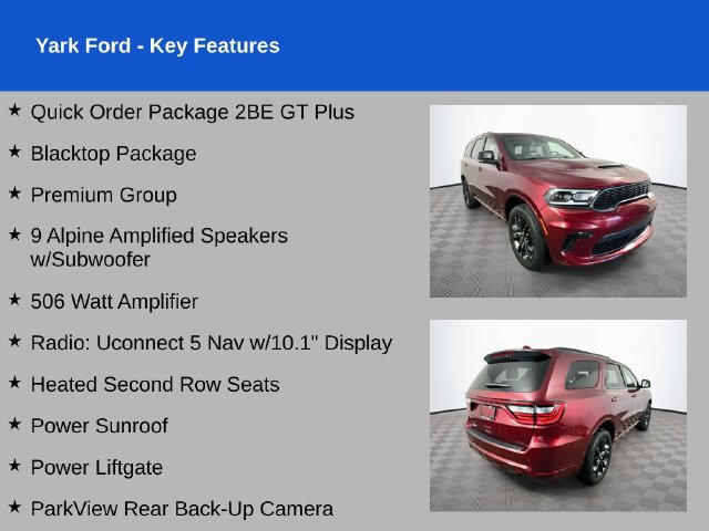 Used 2022 Dodge Durango GT AWD/4WD image 2