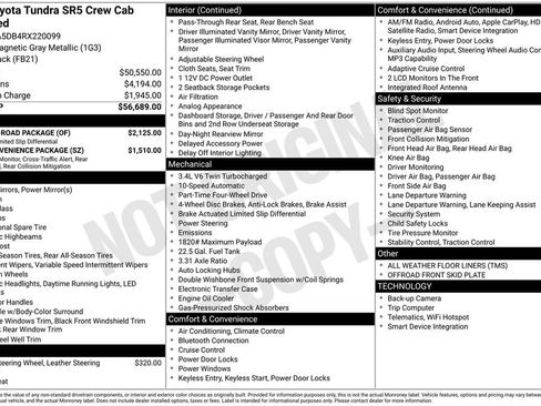 Used 2024 Toyota Tundra SR5 w/ TRD Off-Road Package image 10