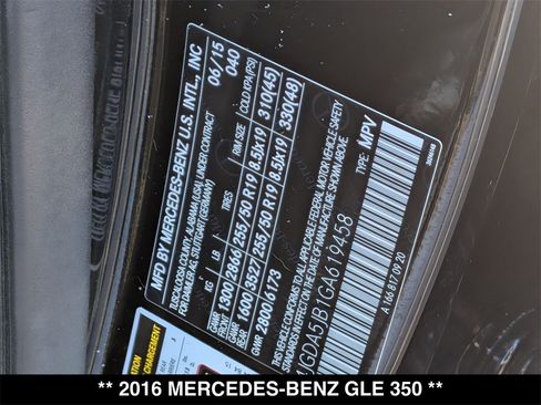 Used 2016 Mercedes-Benz GLE 350 image 32