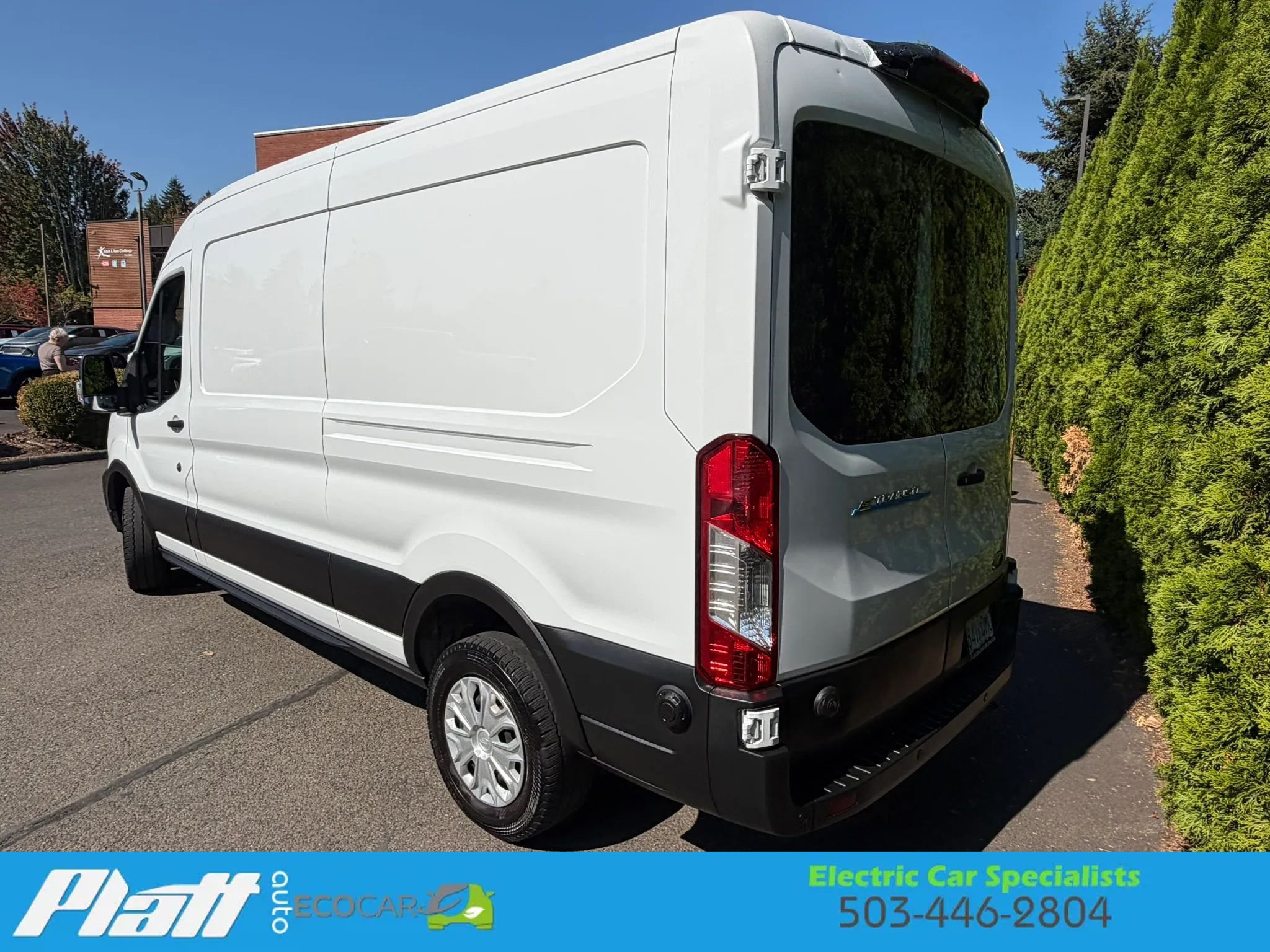Used 2023 Ford E-Transit Medium Roof w/ Load Area Protection Package RWD image 8