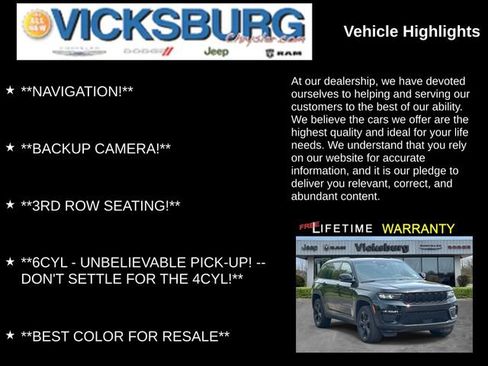 Used 2023 Jeep Grand Cherokee Limited w/ Black Appearance Package AWD/4WD image 7