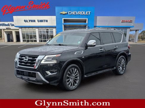 Used 2022 Nissan Armada Platinum w/ Captain's Chairs Package image 1
