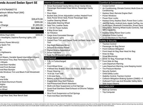 Used 2022 Honda Accord Sport Special Edition image 37