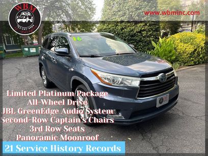 Used 2016 Toyota Highlander Limited Platinum
