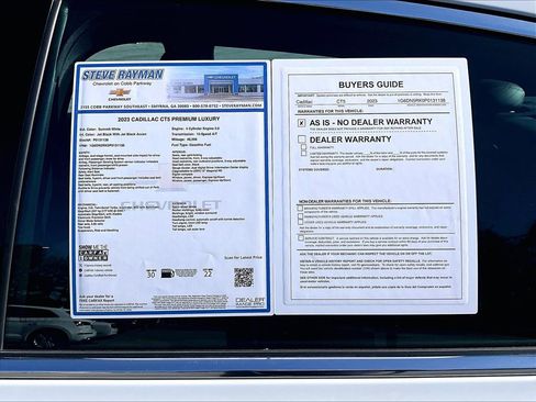 Certified 2023 Cadillac CT5 Premium Luxury w/ Climate Package image 25