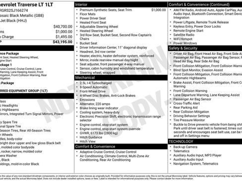 Used 2025 Chevrolet Traverse LT image 8