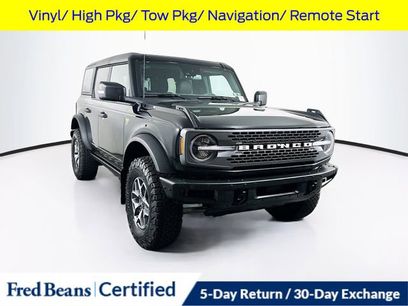 Certified 2023 Ford Bronco Badlands