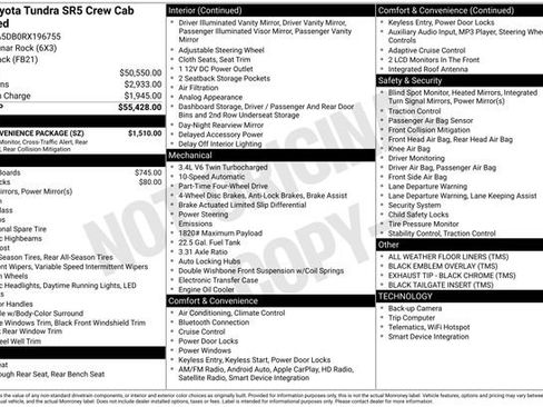 Used 2024 Toyota Tundra SR5 w/ SR5 Convenience Package image 41