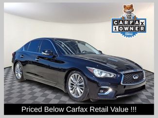 Used 2023 INFINITI Q50 Luxe w/ Cargo Package AWD/4WD video 1