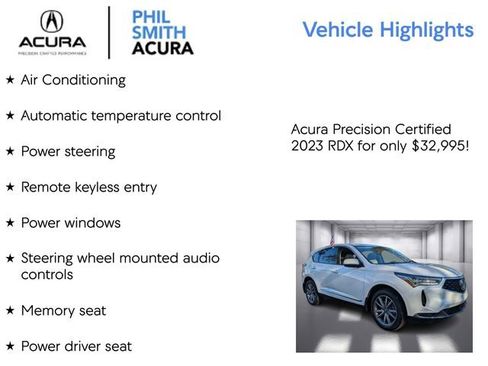 Certified 2023 Acura RDX w/ Technology Package image 9