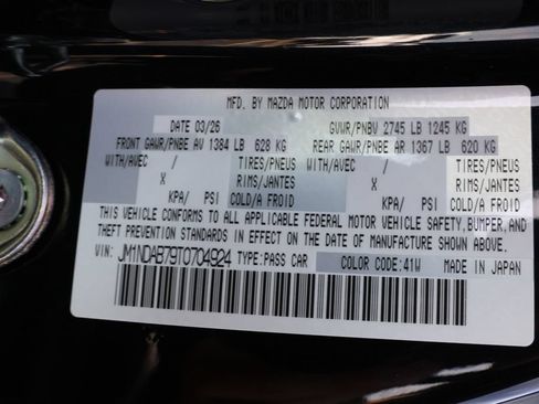 New 2026 MAZDA MX-5 Miata Sport w/ Appearance Package RWD image 40