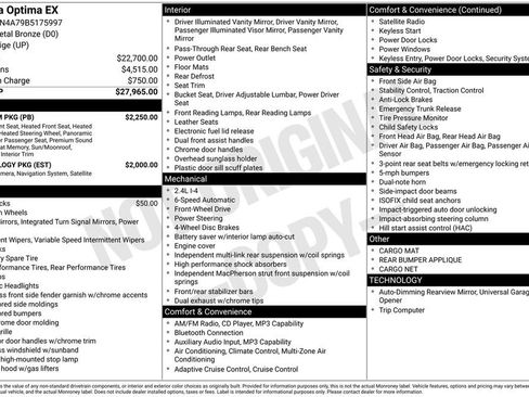 Used 2011 Kia Optima EX w/ Premium Pkg FWD image 29