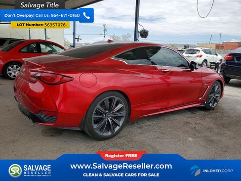 Used 2019 INFINITI Q60 Red Sport 400 w/ Proactive Package RWD image 4