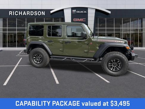 Used 2024 Jeep Wrangler Unlimited Rubicon w/ XTREMEE 35" Tire Package AWD/4WD image 4