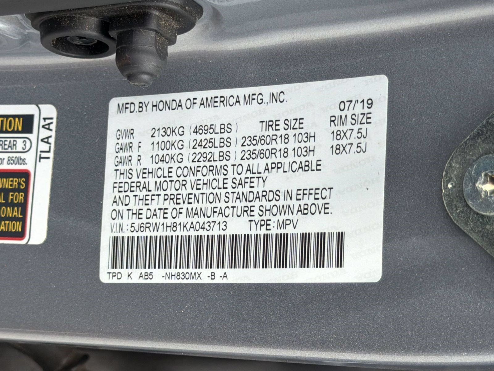 Used 2019 Honda CR-V EX-L image 26