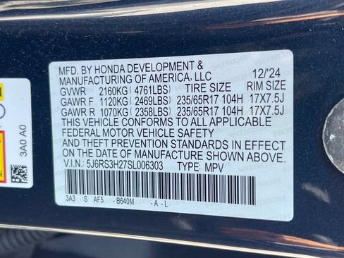 Certified 2025 Honda CR-V LX image 13