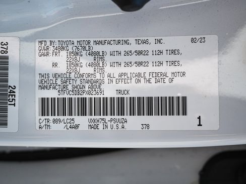 Used 2023 Toyota Tundra Capstone image 38