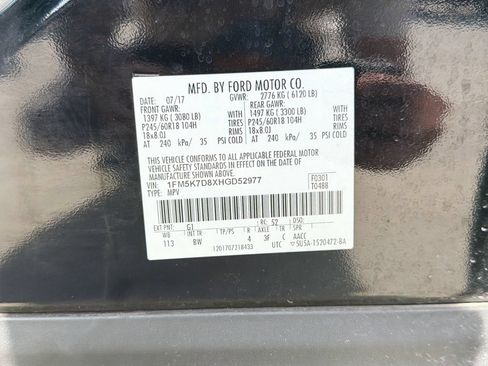 Used 2017 Ford Explorer XLT w/ Equipment Group 202A FWD image 20