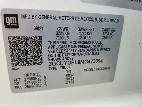 Certified 2021 Chevrolet Silverado 1500 LTZ w/ Safety Package II image 49