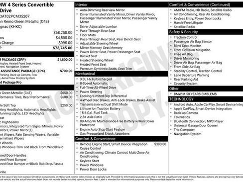 Certified 2023 BMW 440i xDrive Convertible w/ Premium Package image 38