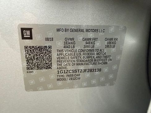 Used 2018 Chevrolet Malibu LS image 17