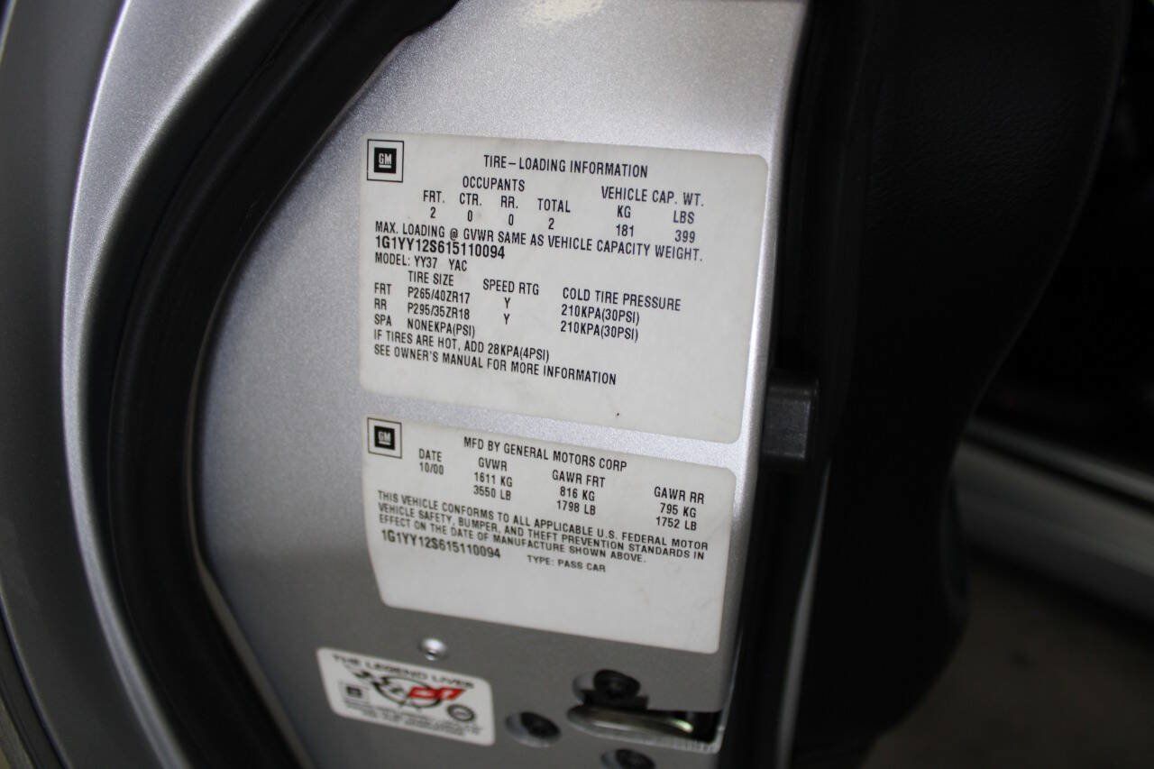 Used 2001 Chevrolet Corvette Z06 w/ Memory Pkg RWD image 26