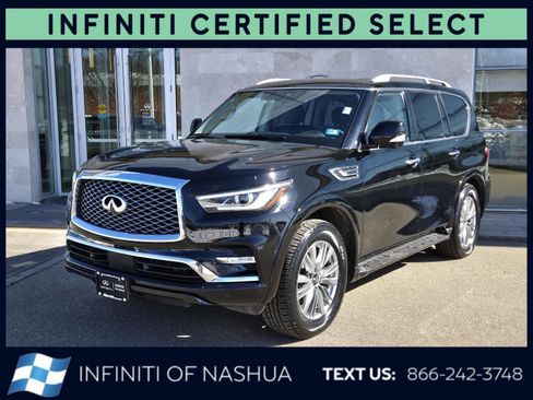Certified 2021 INFINITI QX80 Luxe w/ All-Season Package image 1