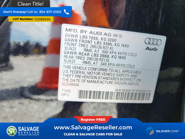 Used 2013 Audi Q7 TDI Prestige AWD/4WD image 17