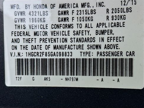 Used 2016 Honda Accord EX-L image 12